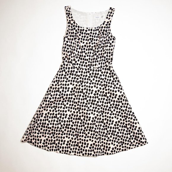 Ricki's Dot Print Fit and Flare Dress - Picture 2 of 6